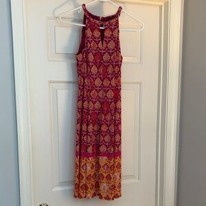 Vibrant Sleeveless Maxi Dress